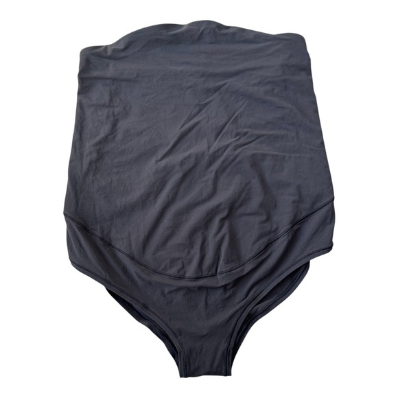 NWT Skims Fits Everybody Maternity Brief M Onyx High Waist Banded Over Belly - Picture 3 of 8